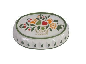 Vintage Ceramic Fruit Basket Kitchen Mold Wall Hanging Decor